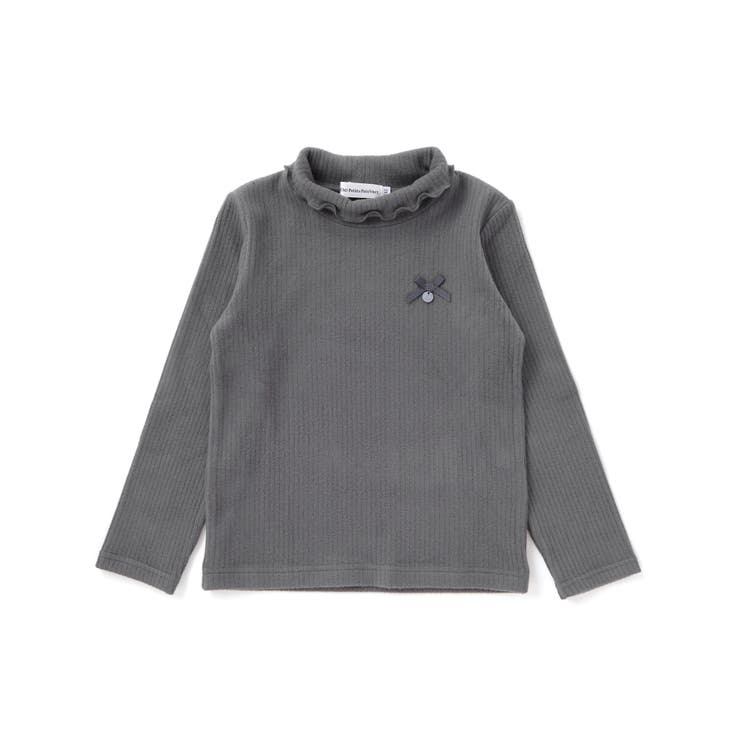 【店舗限定】起毛リブハイネック折り返しトップス(95~160cm) | BeBe Petits Pois Vert | 詳細画像9 