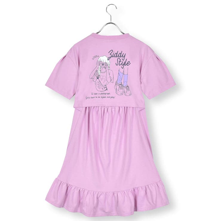 オンナノコバックプリントワンピース(130~160cm) | ZIDDY | 詳細画像17 