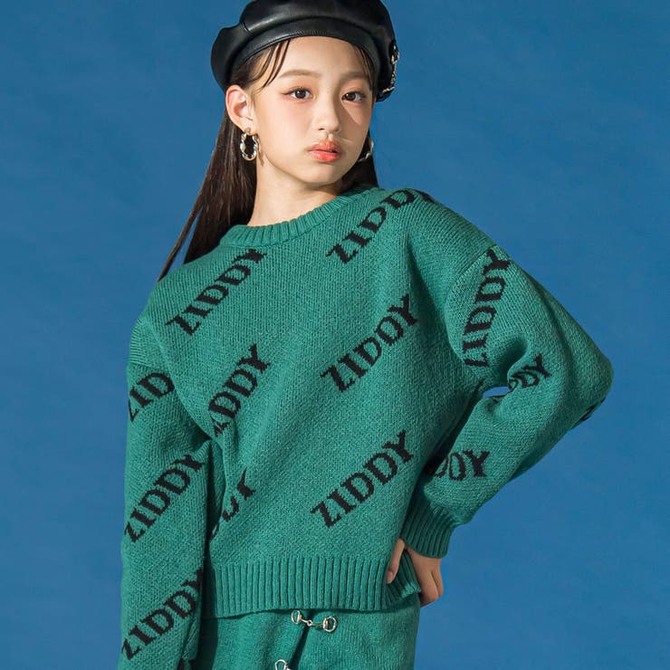 ロゴニット＆ビット付きスカパンセットアップ(130~160cm) | ZIDDY | 詳細画像6 