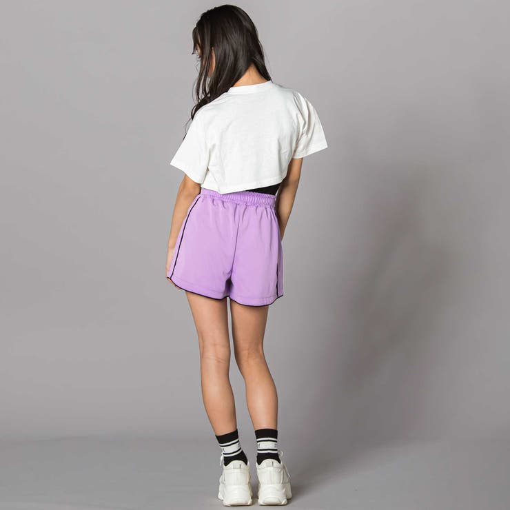 重ね着風Tシャツ＆ショートパンツセット(130~160cm)[品番