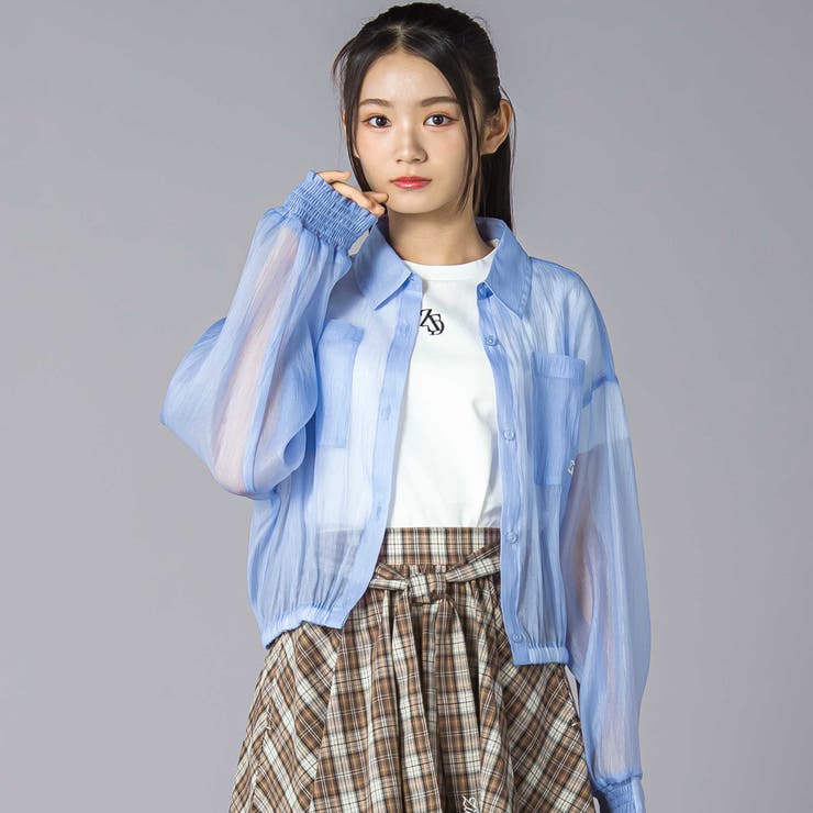 シアーシャツ&半袖Tシャツセット(130~160cm)[品番：BEBK0011224