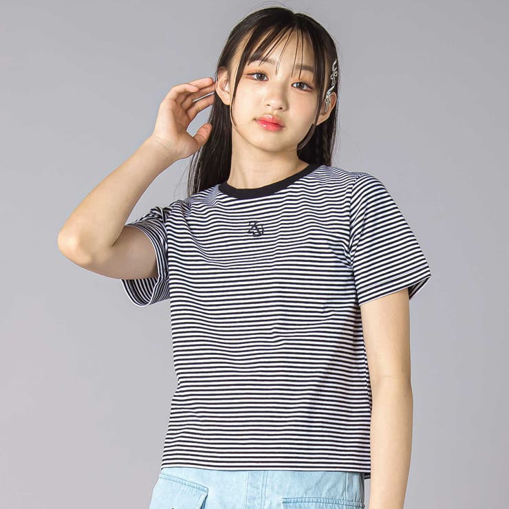 シアーシャツ&半袖Tシャツセット(130~160cm)[品番：BEBK0011224