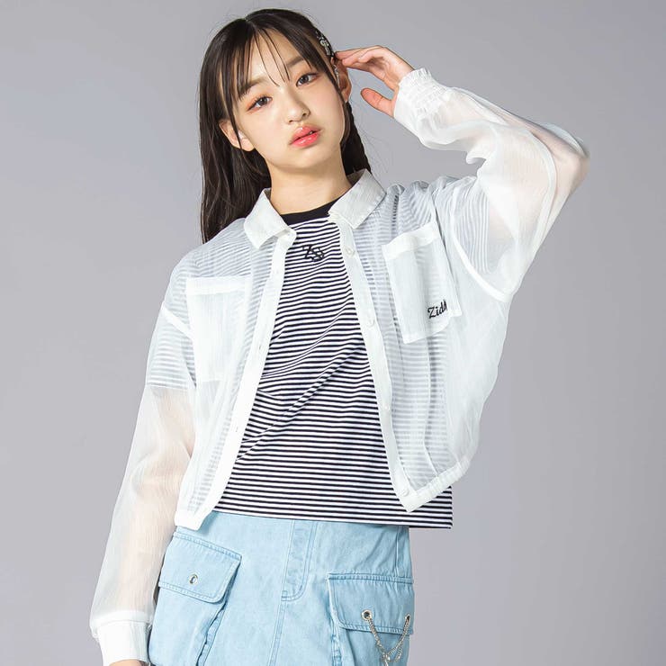 シアーシャツ&半袖Tシャツセット(130~160cm)[品番：BEBK0011224