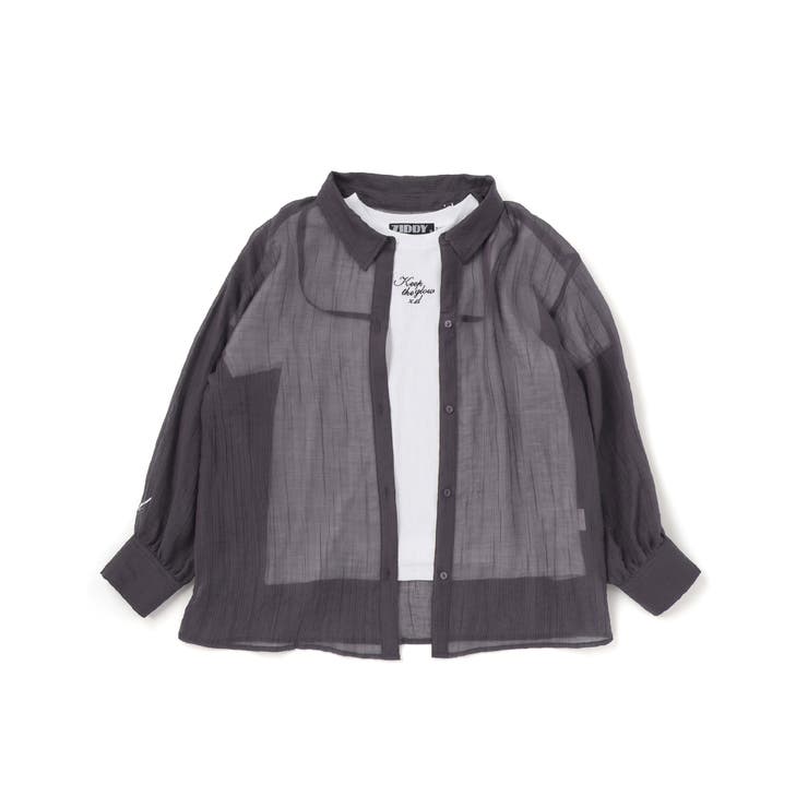 オフショルダー2WAY長袖シャツ＆半袖Tシャツセット(130~160cm) | ZIDDY | 詳細画像15 