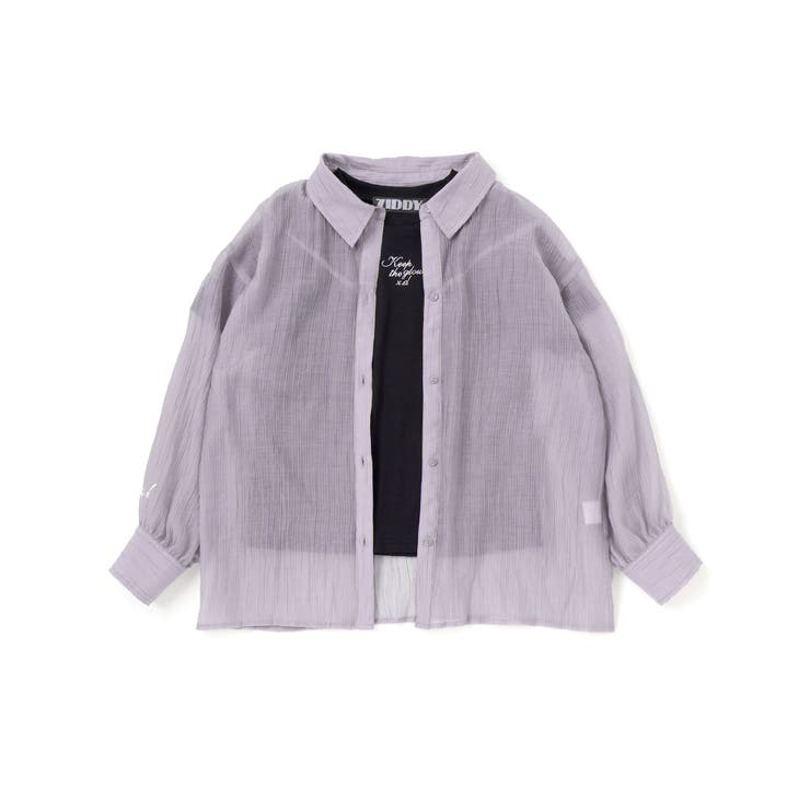 オフショルダー2WAY長袖シャツ＆半袖Tシャツセット(130~160cm) | ZIDDY | 詳細画像9 