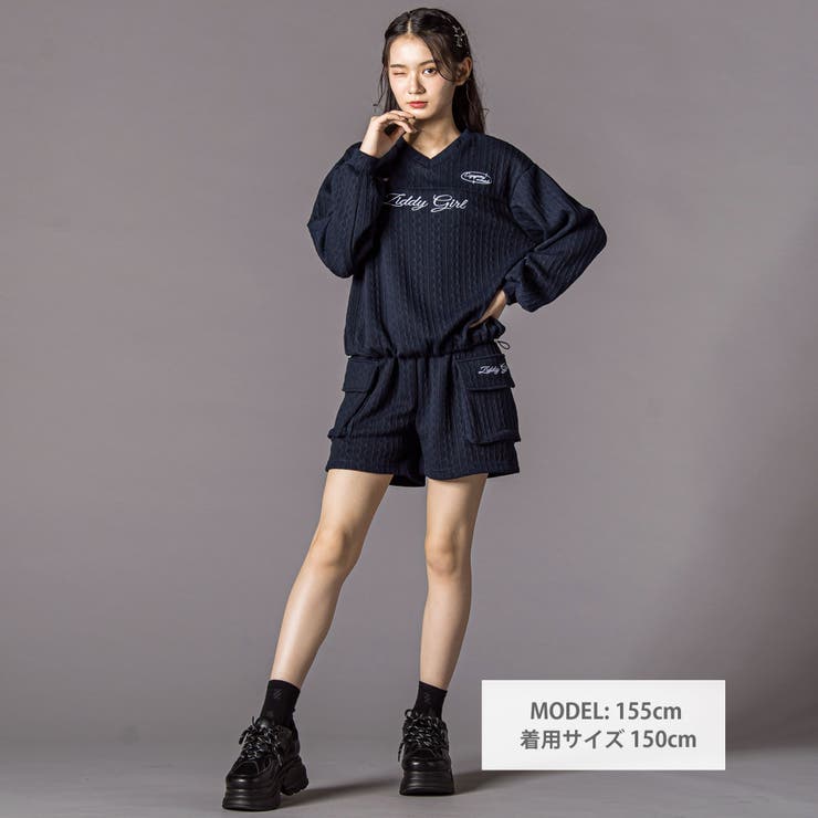 ケーブルニットセット(130~160cm) | ZIDDY | 詳細画像2 