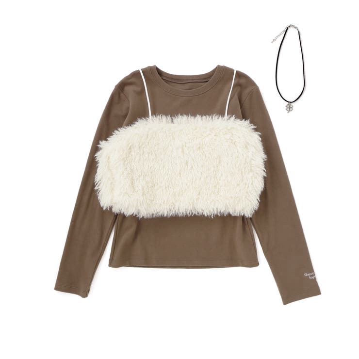 ネックレス付きトップス＆ビスチェセット(130~160cm) | ZIDDY | 詳細画像13 