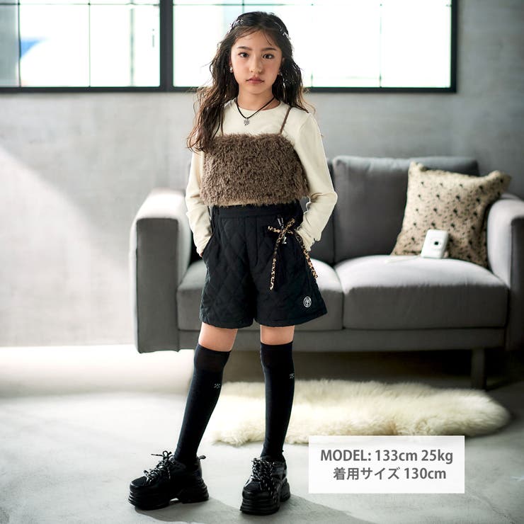 ネックレス付きトップス＆ビスチェセット(130~160cm) | ZIDDY | 詳細画像3 