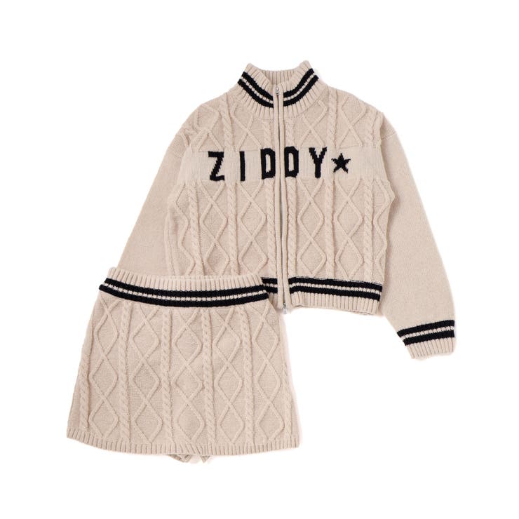 ダブルジップスカパンニットセットアップ(130~160cm) | ZIDDY | 詳細画像11 