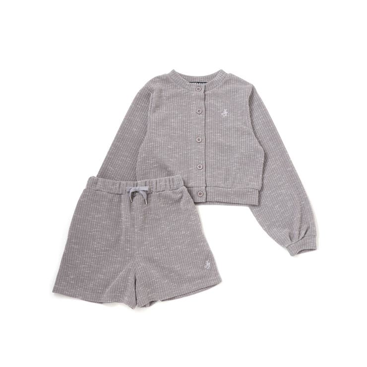 メランジカーディガン＆ボトムセット(130~160cm) | ZIDDY | 詳細画像18 