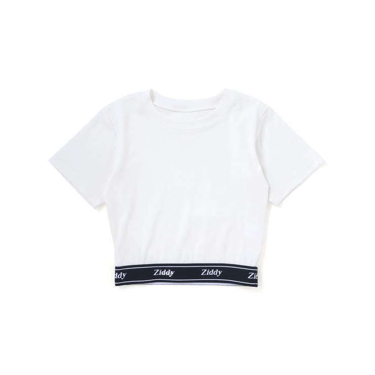 ハーフジップドロップショルダートップス＆短丈半袖Tシャツセット(130~160c… | ZIDDY | 詳細画像9 