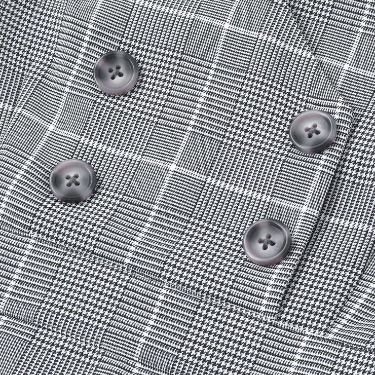 【 ニコ☆プチ 掲載 】グレンチェックジャンパースカート(130~160cm) | ZIDDY | 詳細画像11 