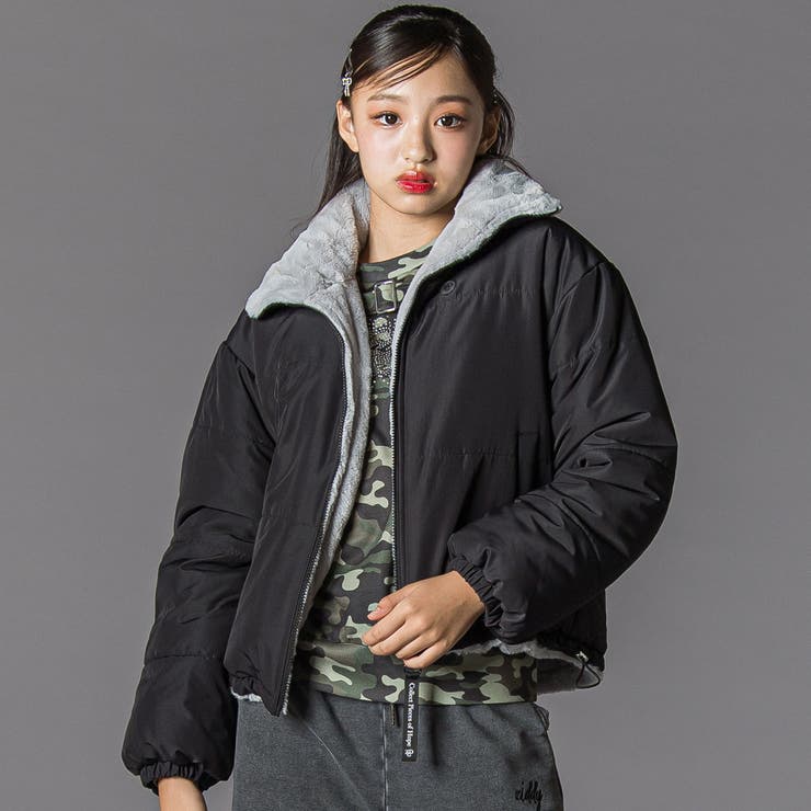 ブラック | リバーシブルアウター(130~160cm) | ZIDDY