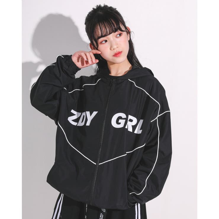 一部店舗限定】パイピング フード ジャケット(130~160cm)[品番