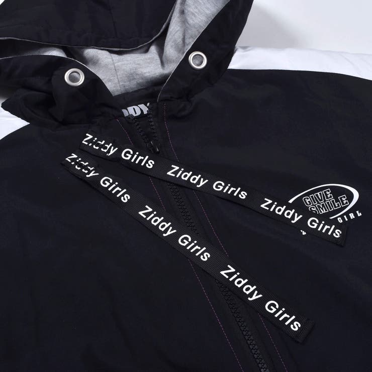 配色 切り替え タフタ 中綿 フード ジャケット (130~160cm)[品番