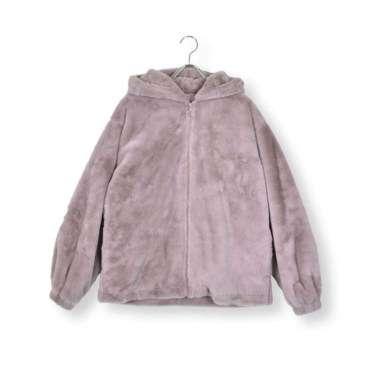 ファーブルゾン ヒビ割れ加工 着画あり フェイクミンクファーブルゾン|allureville OFFICIAL SITE