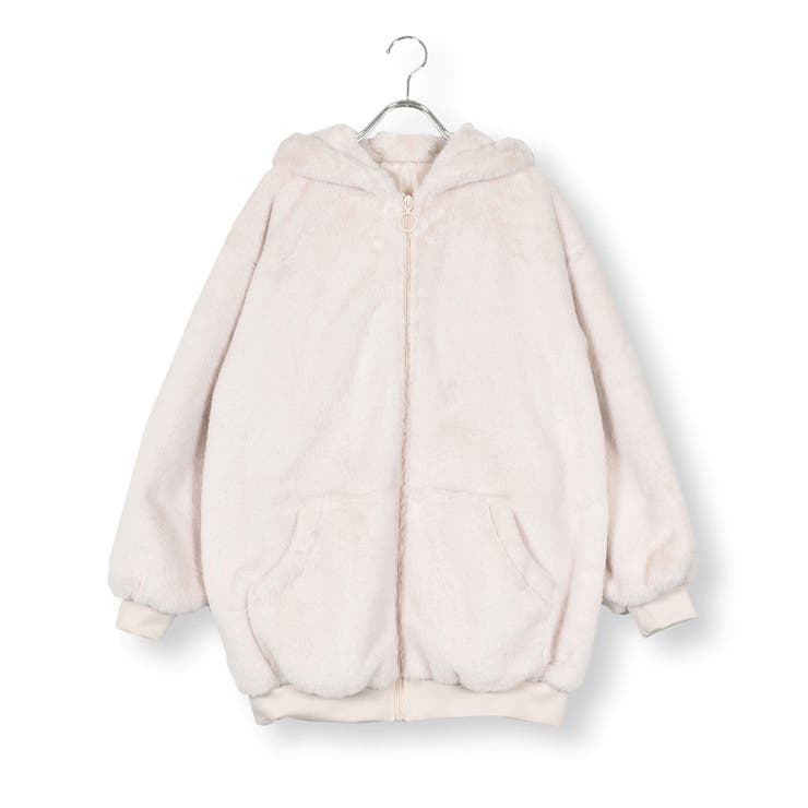 ニコ☆プチ 掲載 】アニマル耳付きブルゾン(130~160cm)[品番