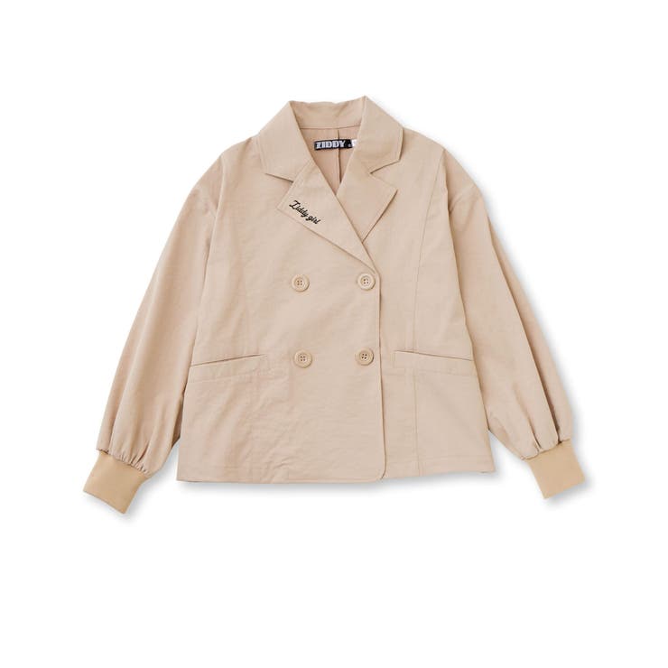 【 ニコ☆プチ 掲載 】トレンチコート風ブルゾン(130~160cm) | ZIDDY | 詳細画像14 