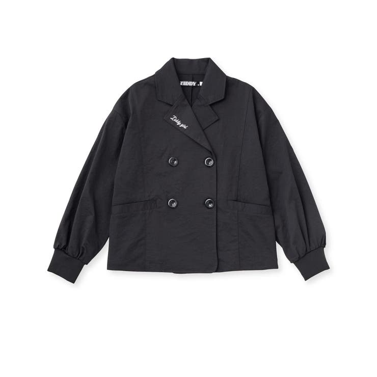 【 ニコ☆プチ 掲載 】トレンチコート風ブルゾン(130~160cm) | ZIDDY | 詳細画像6 