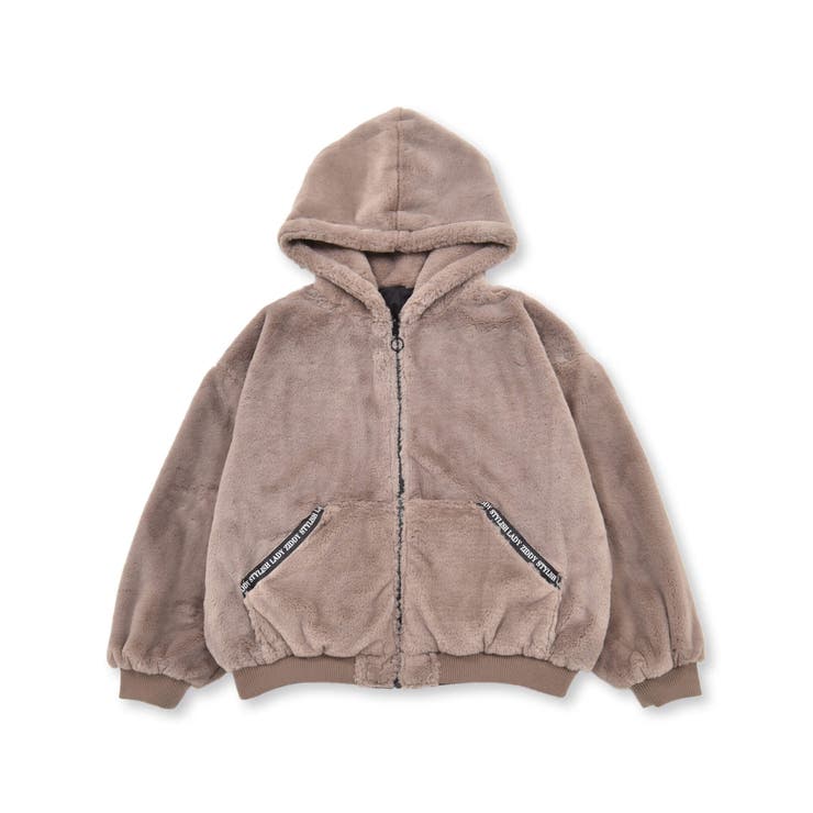 ニコ☆プチ 掲載 】リバーシブルファーブルゾン(130~160cm)[品番