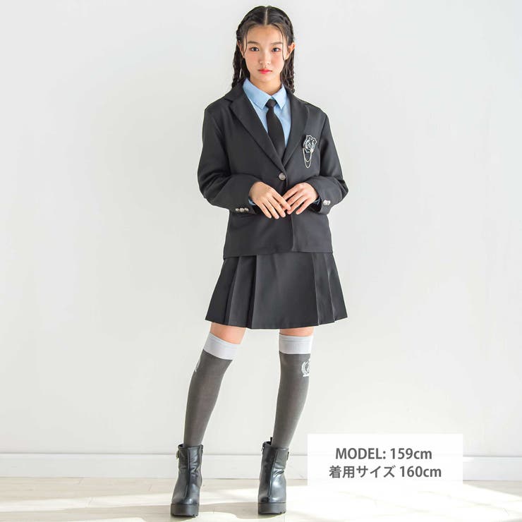 エンブレム付きジャケット(140~160cm)[品番：BEBK0010353