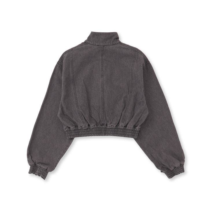 【 ニコ☆プチ 掲載 】ハイネックデニムジャケット(130~160cm) | ZIDDY | 詳細画像10 