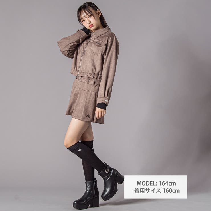 スウェードポンチジャケット(130~160cm) | ZIDDY | 詳細画像2 