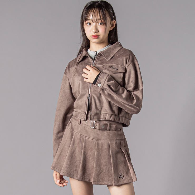 スウェードポンチジャケット(130~160cm) | ZIDDY | 詳細画像3 