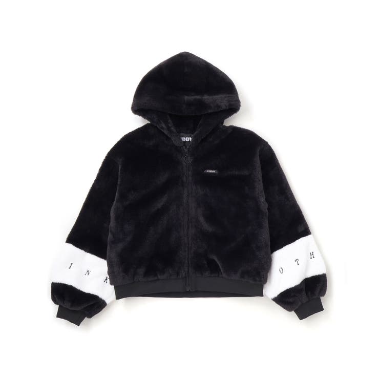 【 ニコ☆プチ 掲載 】ショート丈ファーブルゾン(130~160cm) | ZIDDY | 詳細画像11 