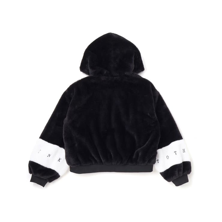 【 ニコ☆プチ 掲載 】ショート丈ファーブルゾン(130~160cm) | ZIDDY | 詳細画像12 