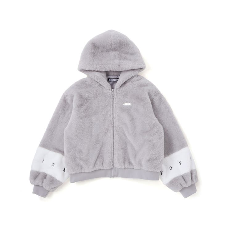 【 ニコ☆プチ 掲載 】ショート丈ファーブルゾン(130~160cm) | ZIDDY | 詳細画像13 