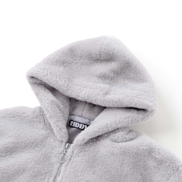 【 ニコ☆プチ 掲載 】ショート丈ファーブルゾン(130~160cm) | ZIDDY | 詳細画像15 