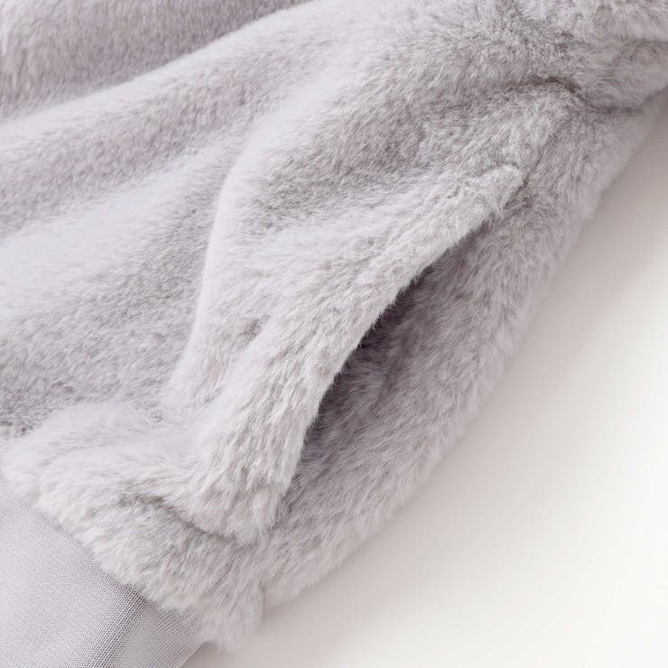 【 ニコ☆プチ 掲載 】ショート丈ファーブルゾン(130~160cm) | ZIDDY | 詳細画像19 