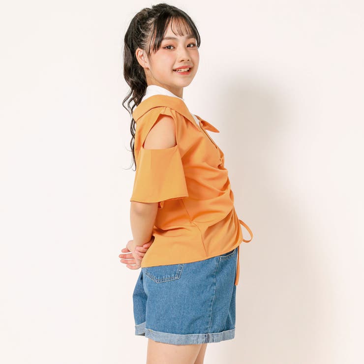 ドロストドッキングシャツ(130~160cm) | ZIDDY | 詳細画像4 