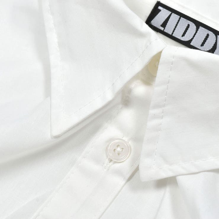 【 ニコ☆プチ 掲載 】裾ゴムクロップドシャツ(130~160cm) | ZIDDY | 詳細画像11 