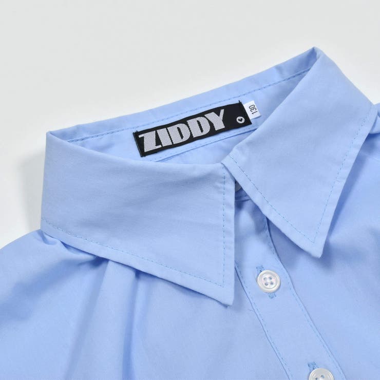 【 ニコ☆プチ 掲載 】裾ゴムクロップドシャツ(130~160cm) | ZIDDY | 詳細画像17 