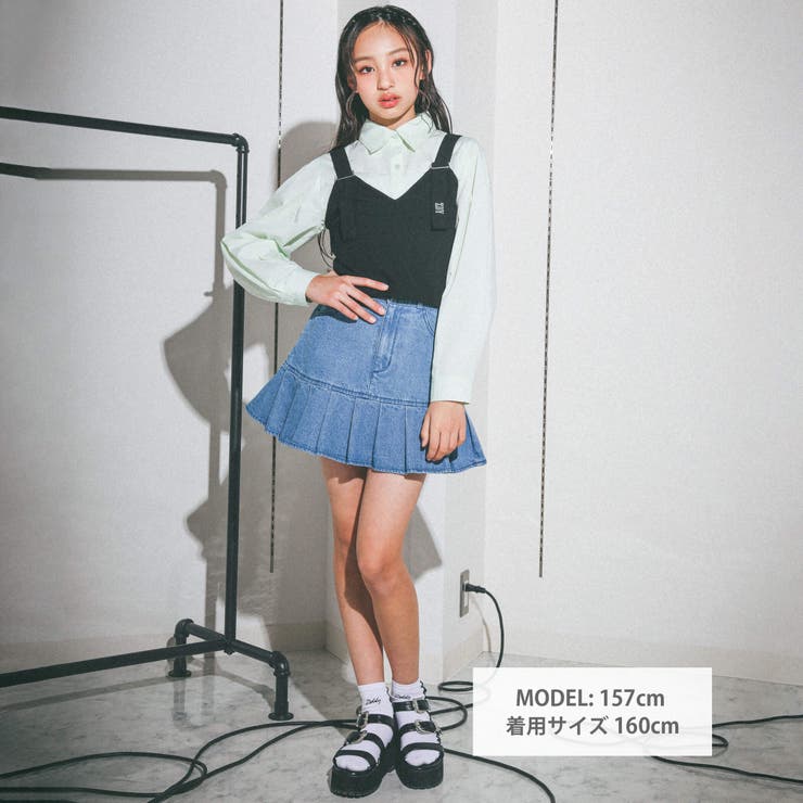 ビスチェ付きパワーシャツ(130~160cm) | ZIDDY | 詳細画像2 