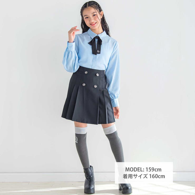 リボンタイ付きブラウス(130~160cm) | ZIDDY | 詳細画像3 