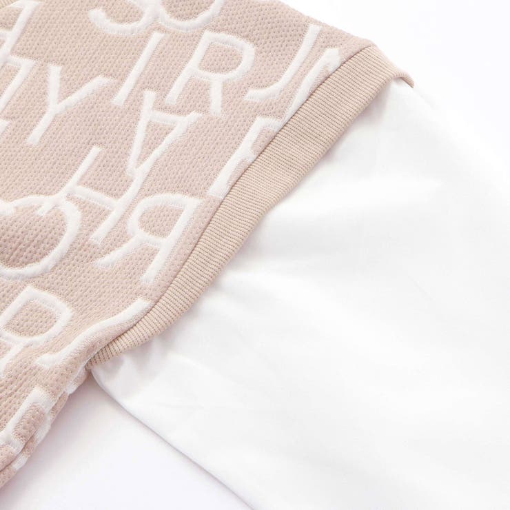 【 ニコ☆プチ 掲載 】ショートベストドッキング風シャツ(130~160cm) | ZIDDY | 詳細画像17 