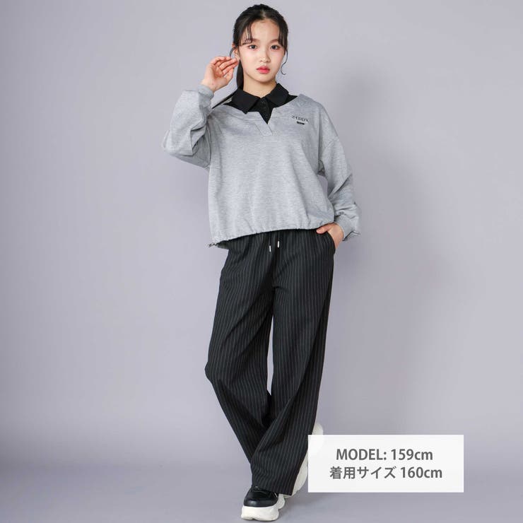 襟付きドロストシャツ(130~160cm) | ZIDDY | 詳細画像3 