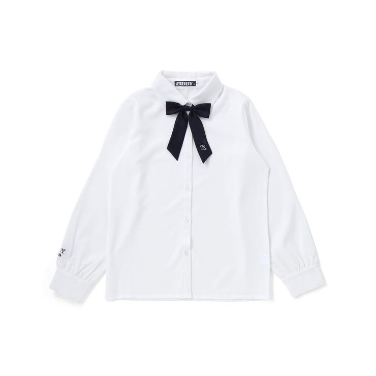 【 ニコ☆プチ 掲載 】リボン付きブラウス(130~160cm) | ZIDDY | 詳細画像7 