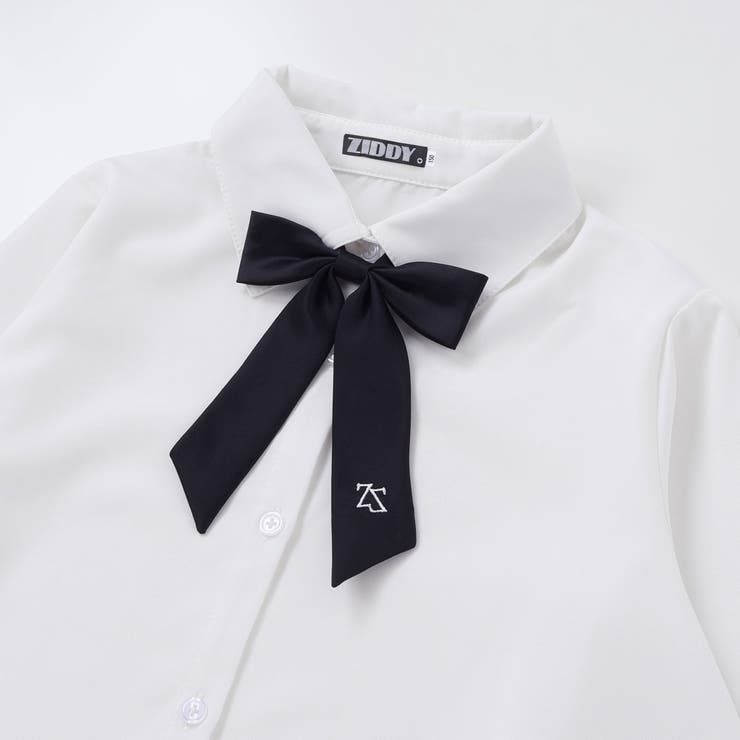 【 ニコ☆プチ 掲載 】リボン付きブラウス(130~160cm) | ZIDDY | 詳細画像9 