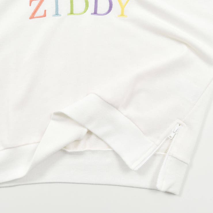 サイドジップカラフルロゴ刺しゅうプルオーバー(130~160cm) | ZIDDY | 詳細画像11 