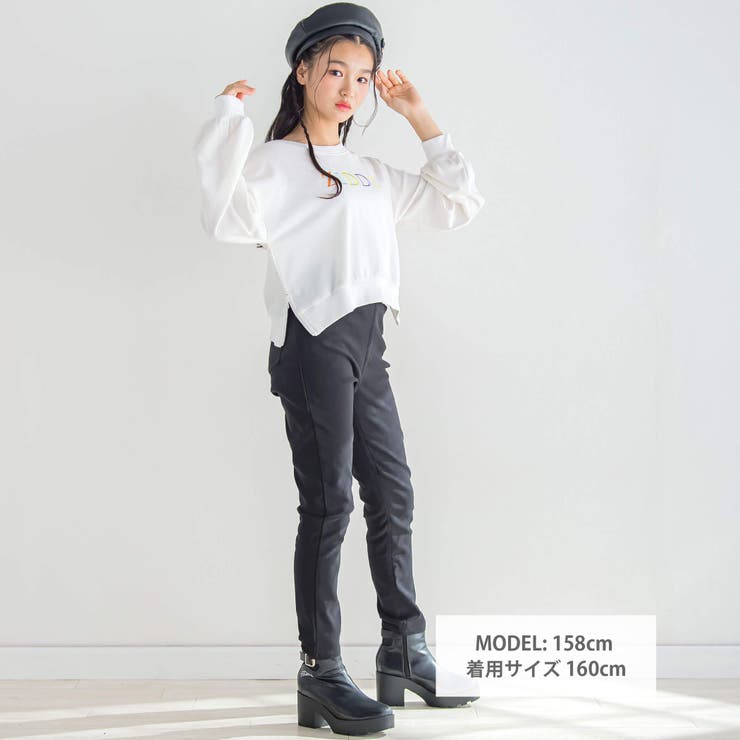 サイドジップカラフルロゴ刺しゅうプルオーバー(130~160cm) | ZIDDY | 詳細画像2 