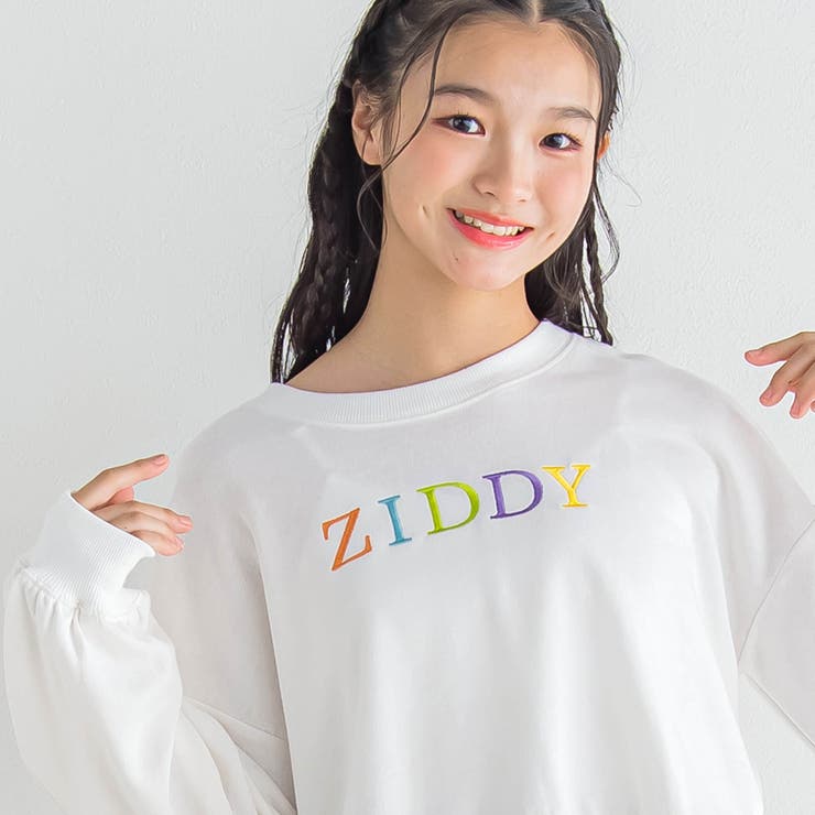 サイドジップカラフルロゴ刺しゅうプルオーバー(130~160cm) | ZIDDY | 詳細画像4 