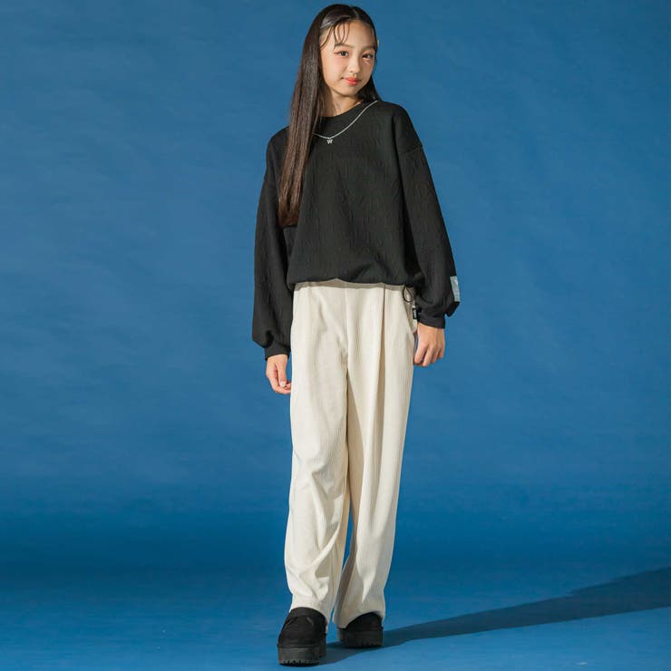 ネックレス付きキルトドロストプルオーバー(130~160cm) | ZIDDY | 詳細画像3 