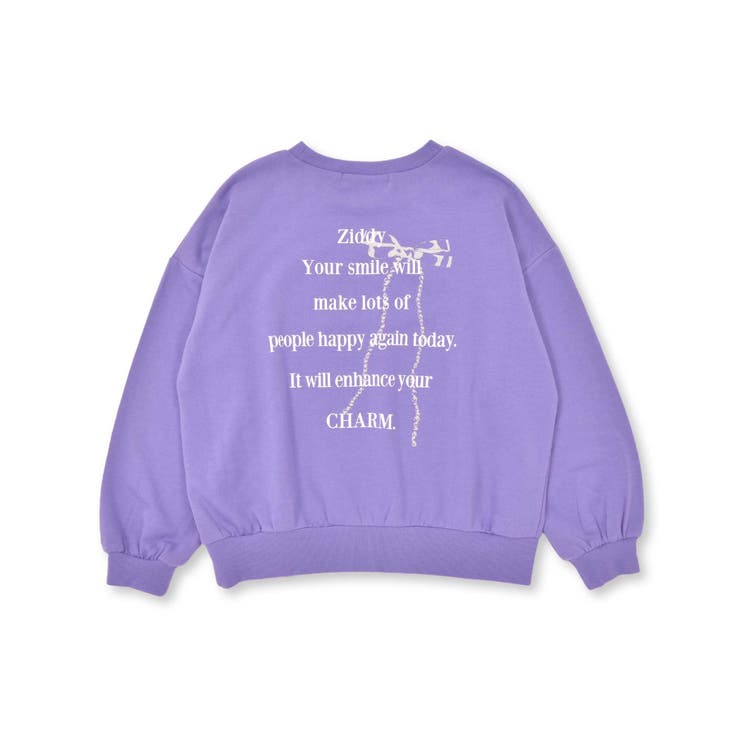 リボンロゴプリントトレーナー(130~160cm) | ZIDDY | 詳細画像12 