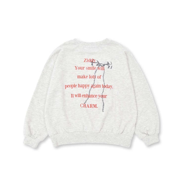 リボンロゴプリントトレーナー(130~160cm) | ZIDDY | 詳細画像6 