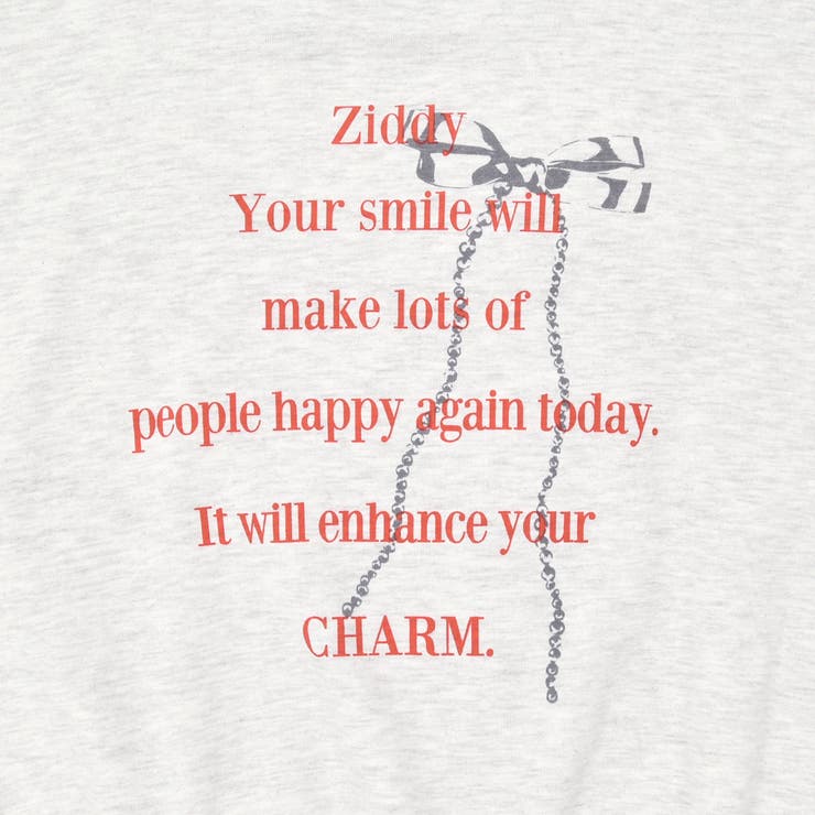 リボンロゴプリントトレーナー(130~160cm) | ZIDDY | 詳細画像9 