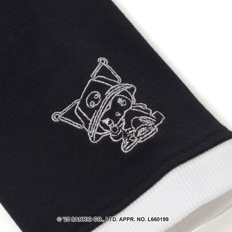 【クロミ】刺しゅう配色リンガースウェット(130~160cm) | ZIDDY | 詳細画像13 